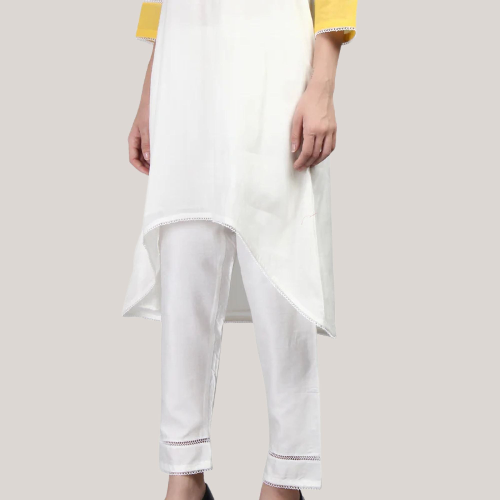 Chanderi Embroidered Suit
