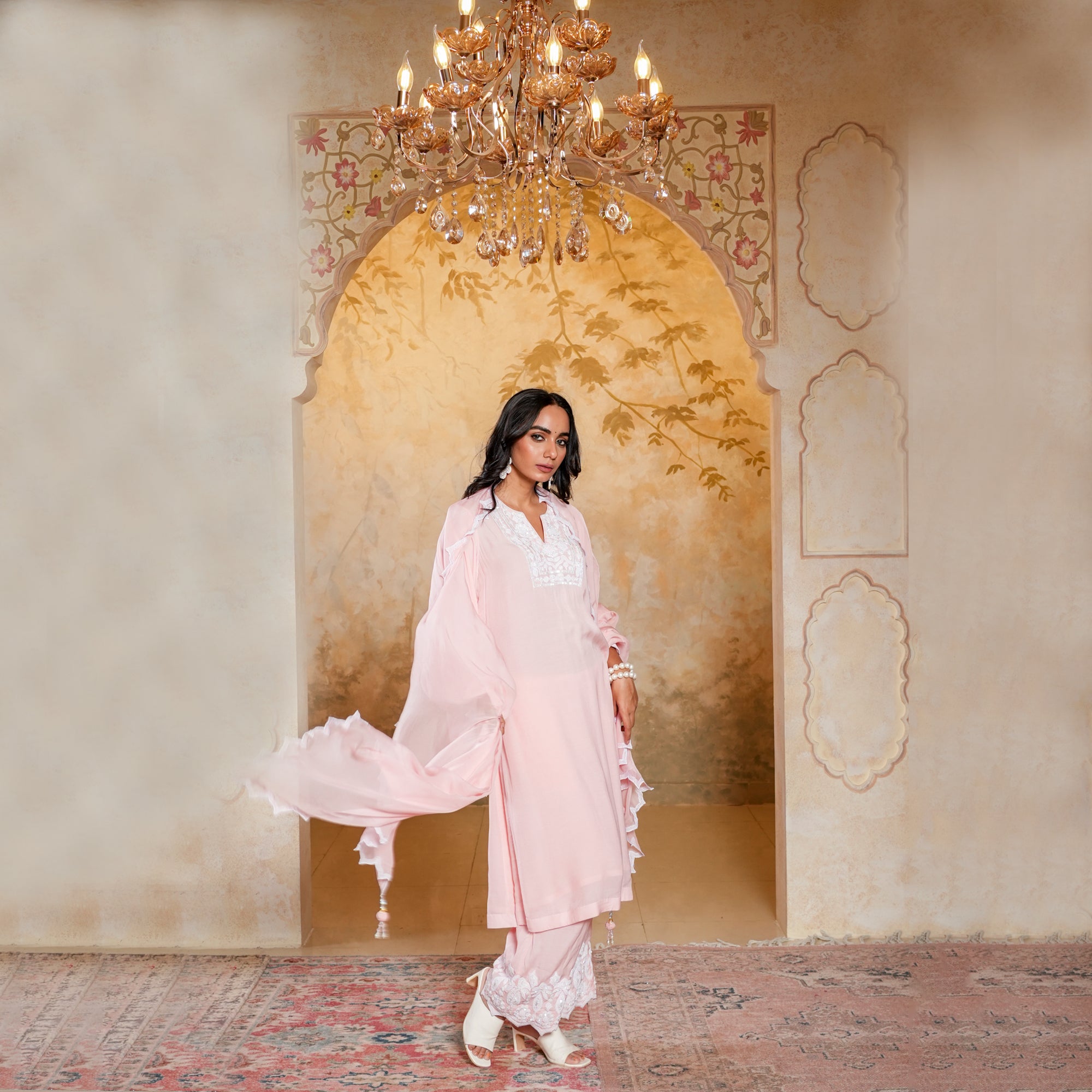 Chanderi kurta