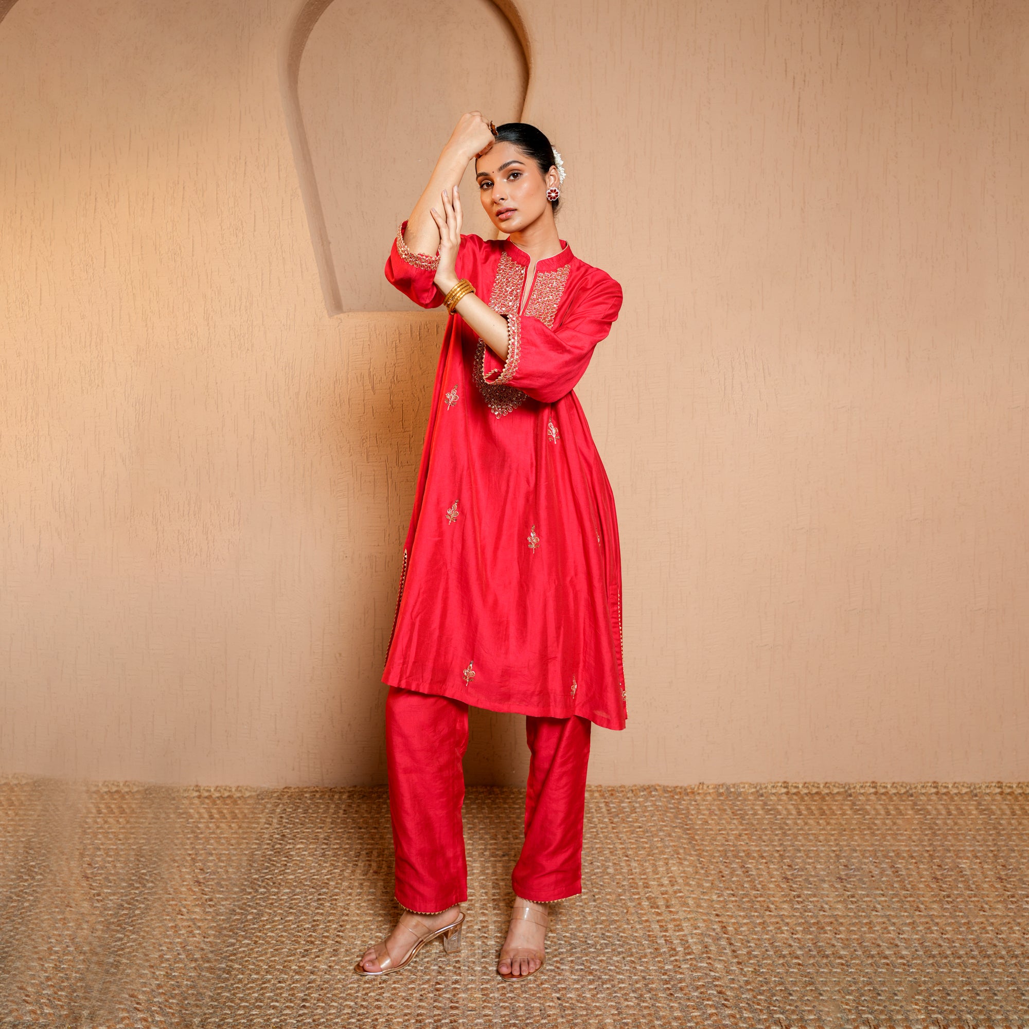 Chanderi suit for women