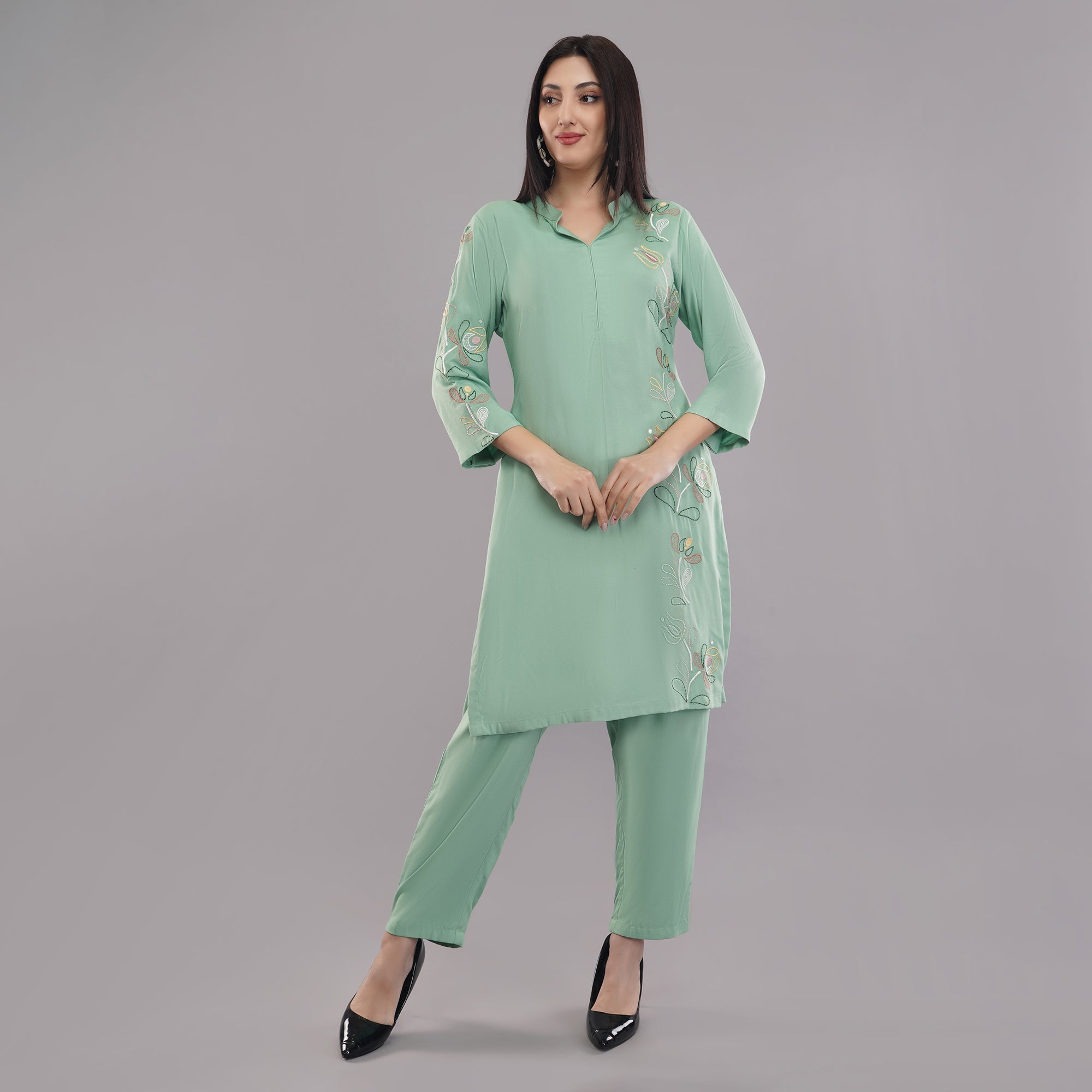 Sea green Co-ord Set