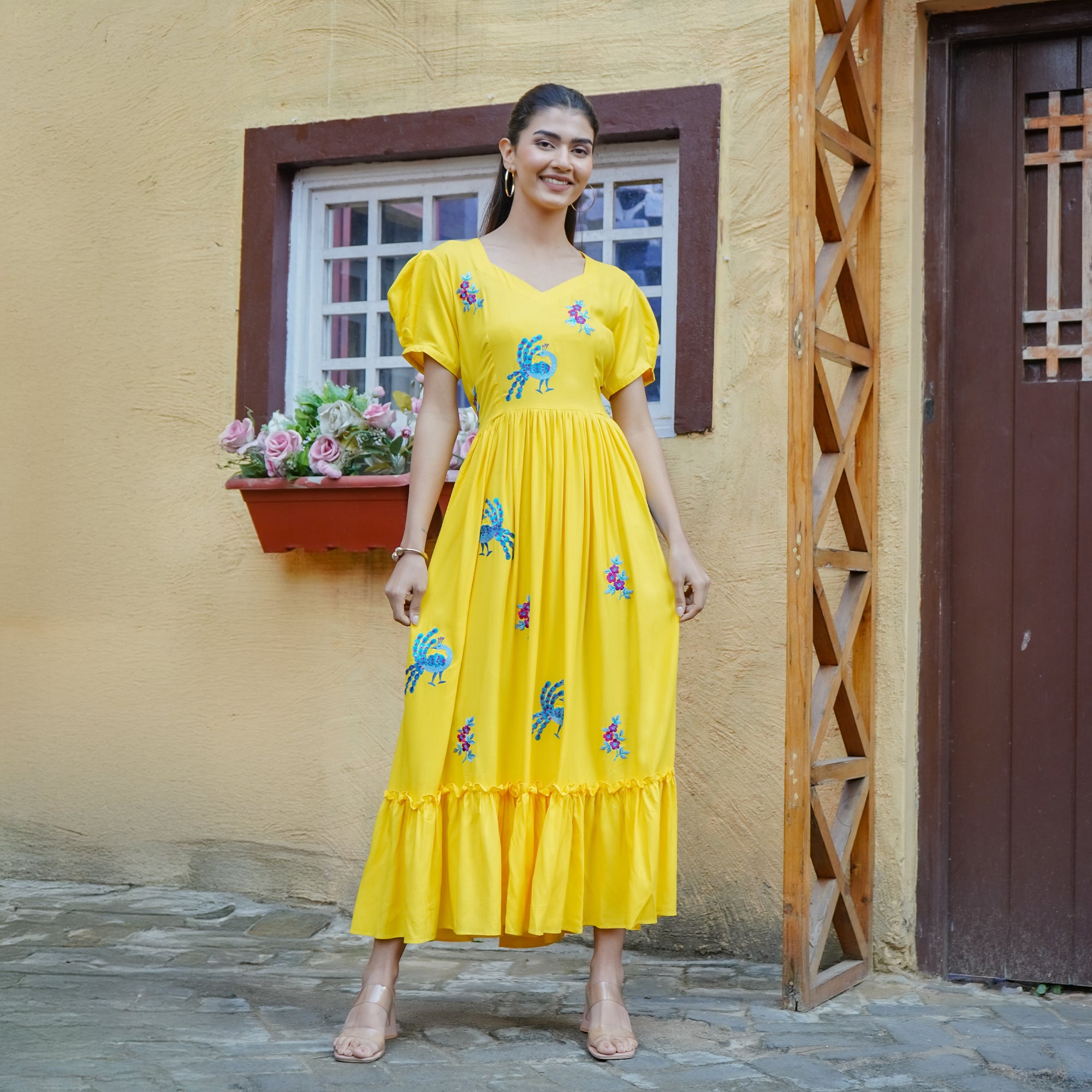 Flared dress