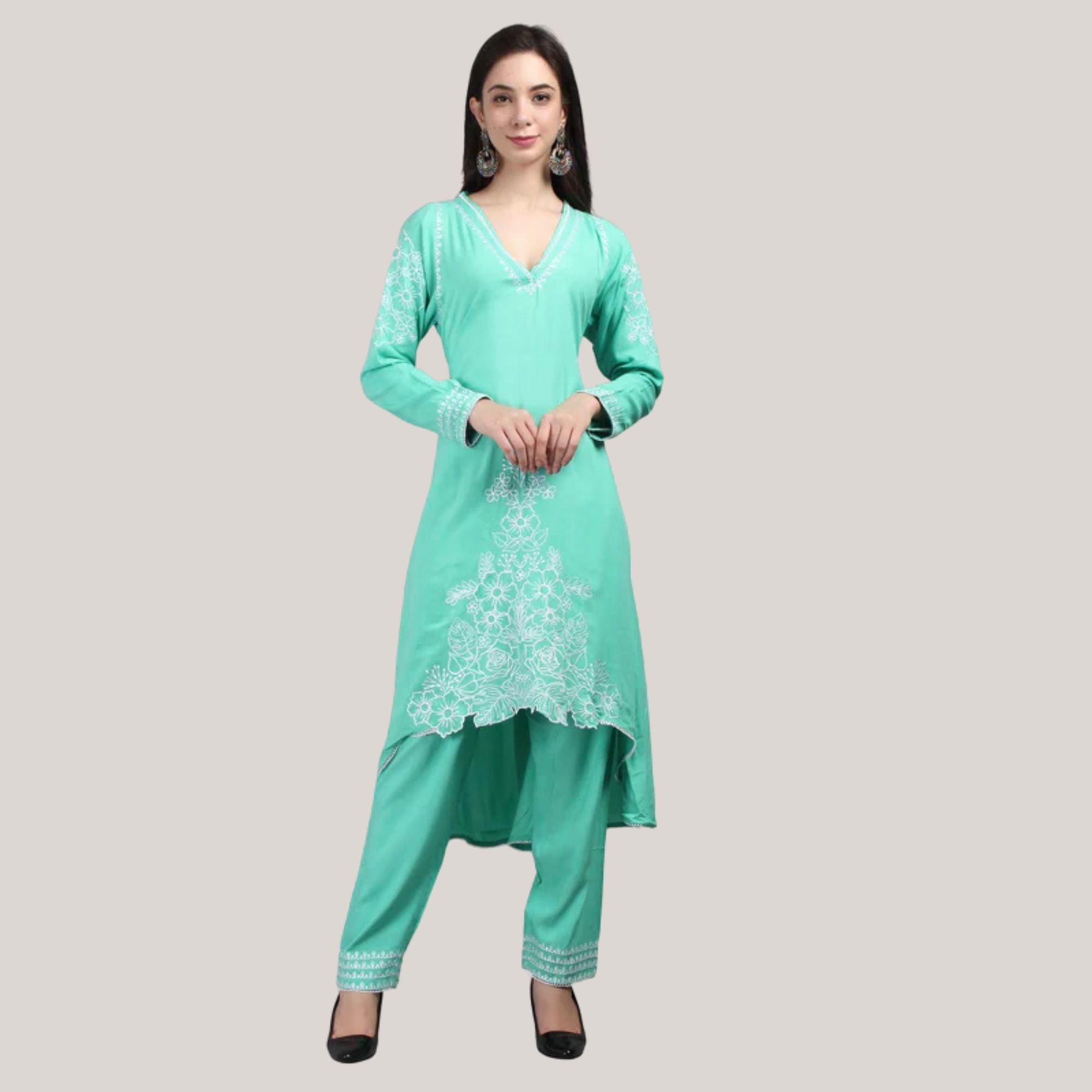 embroidered kurta