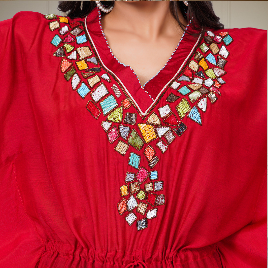 Latest Kaftan Handwork Embroidery