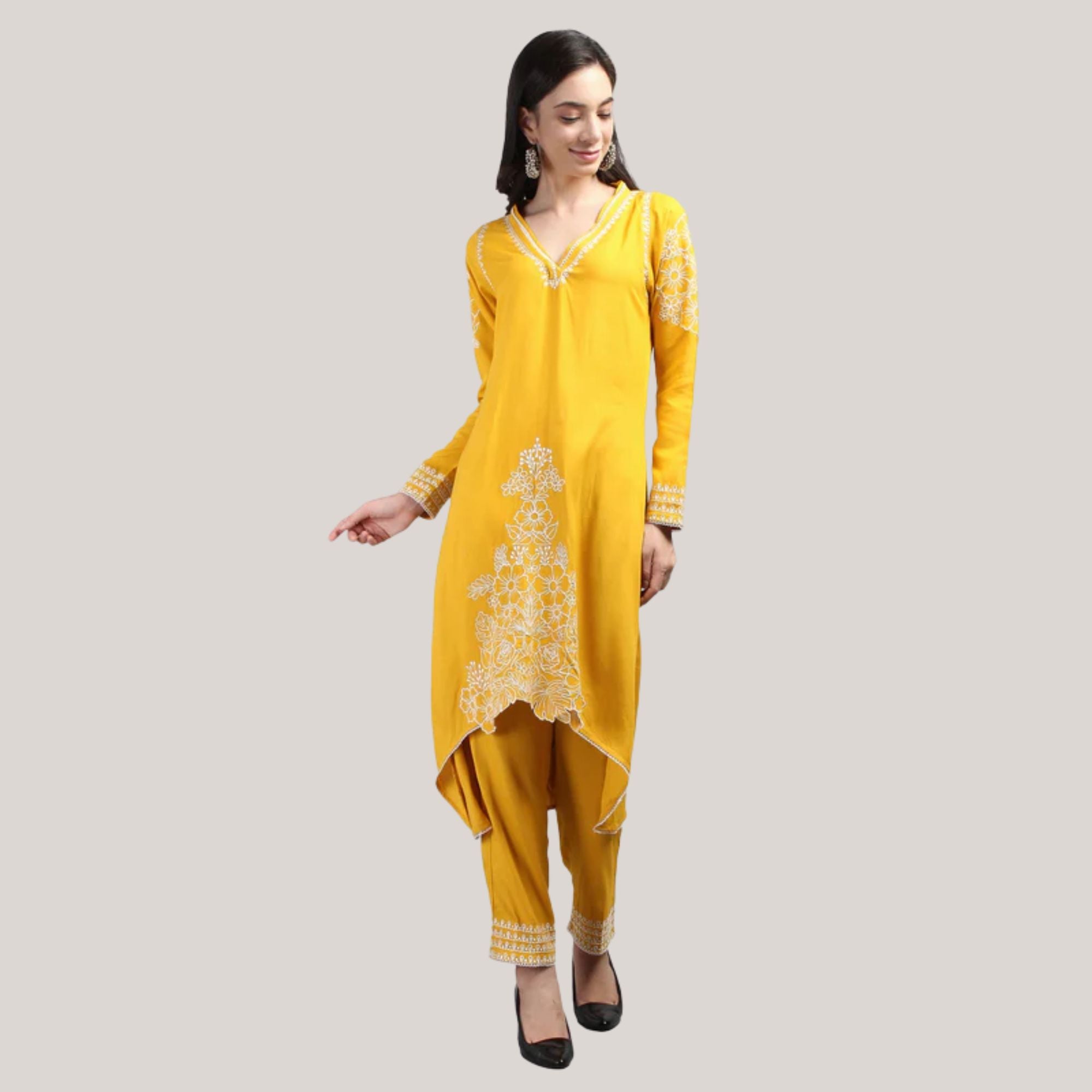 Yellow Kurta Set