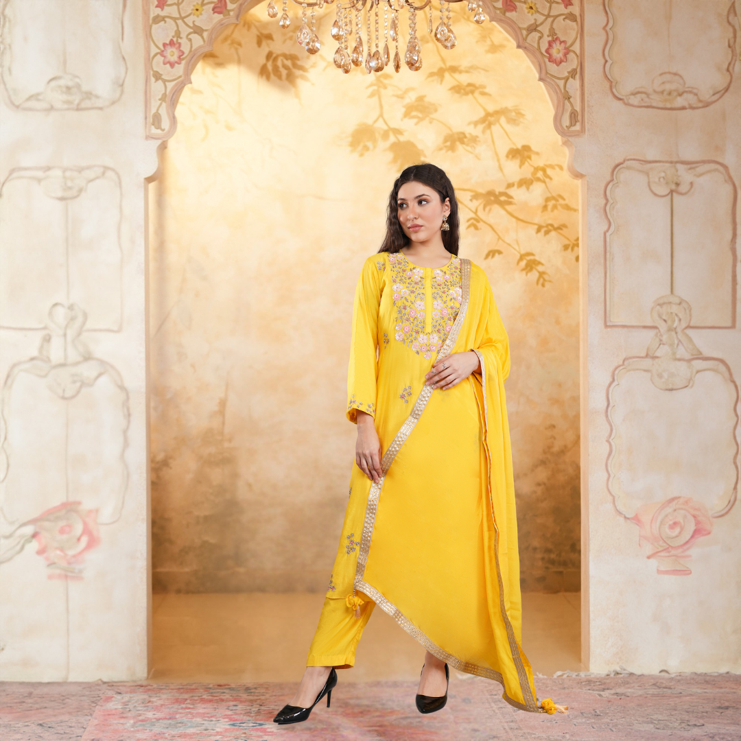 Yellow Suit Set