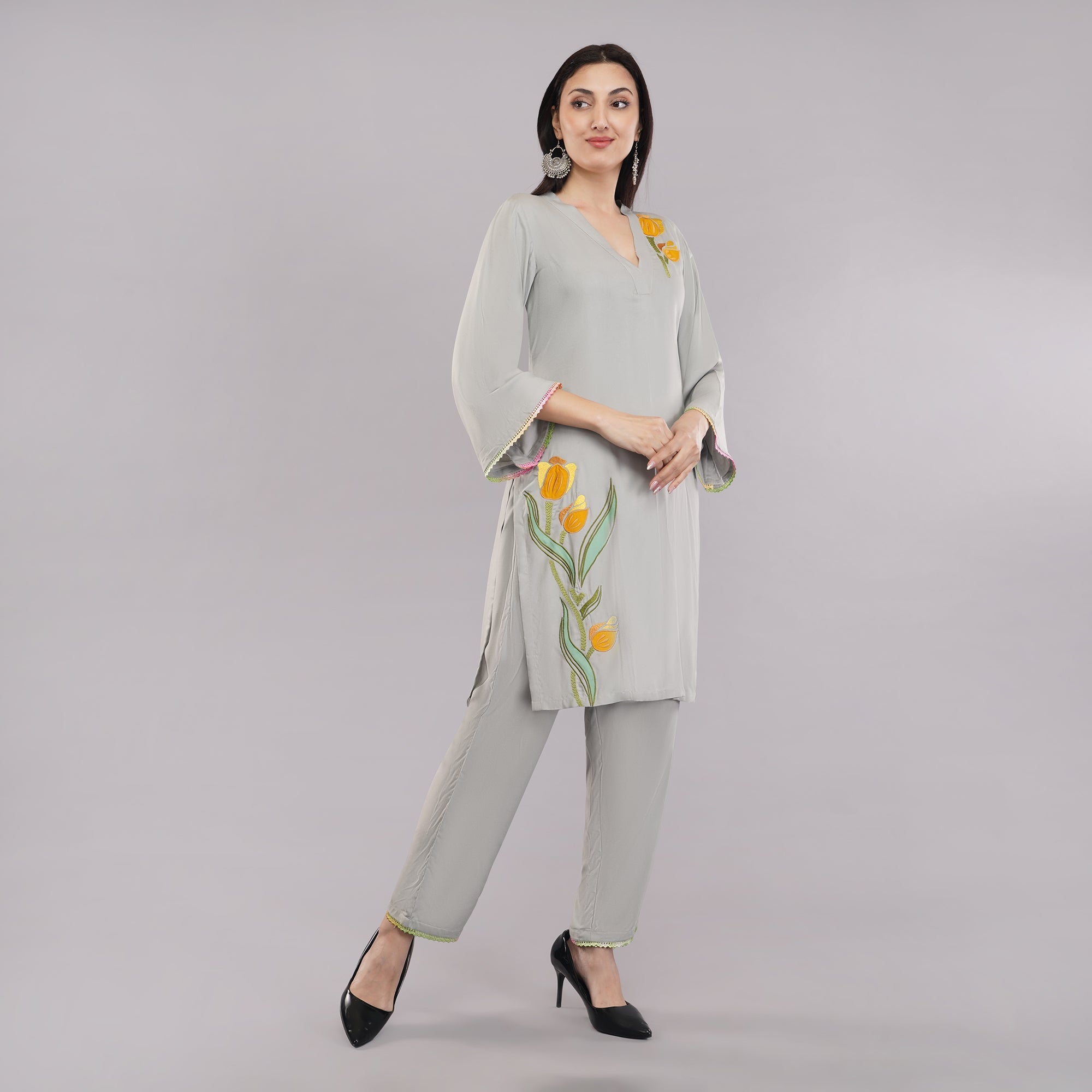 cosy and airy Kurti pant set