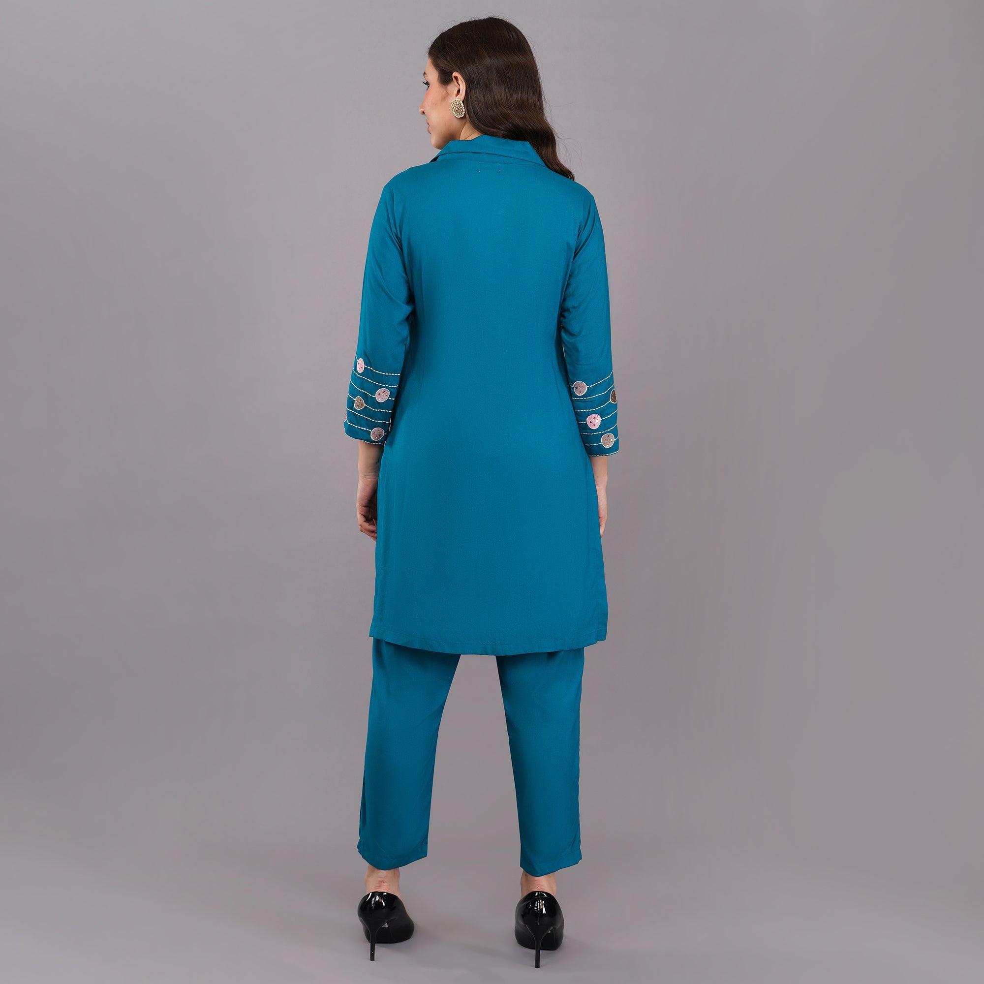 Straight Rayon Co-ord Set