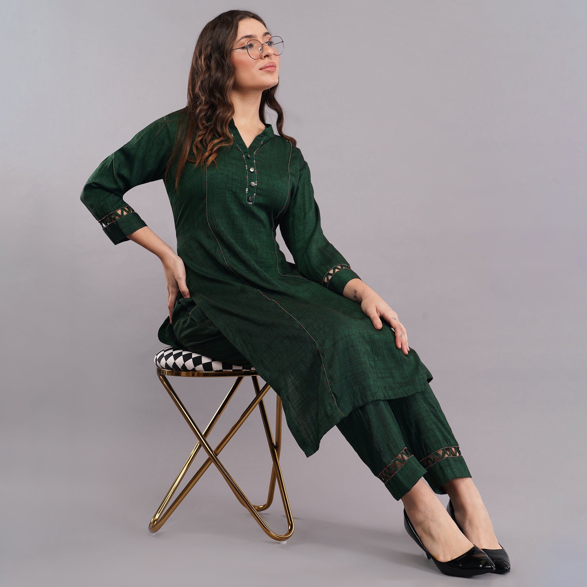 trendy kurti pants for women