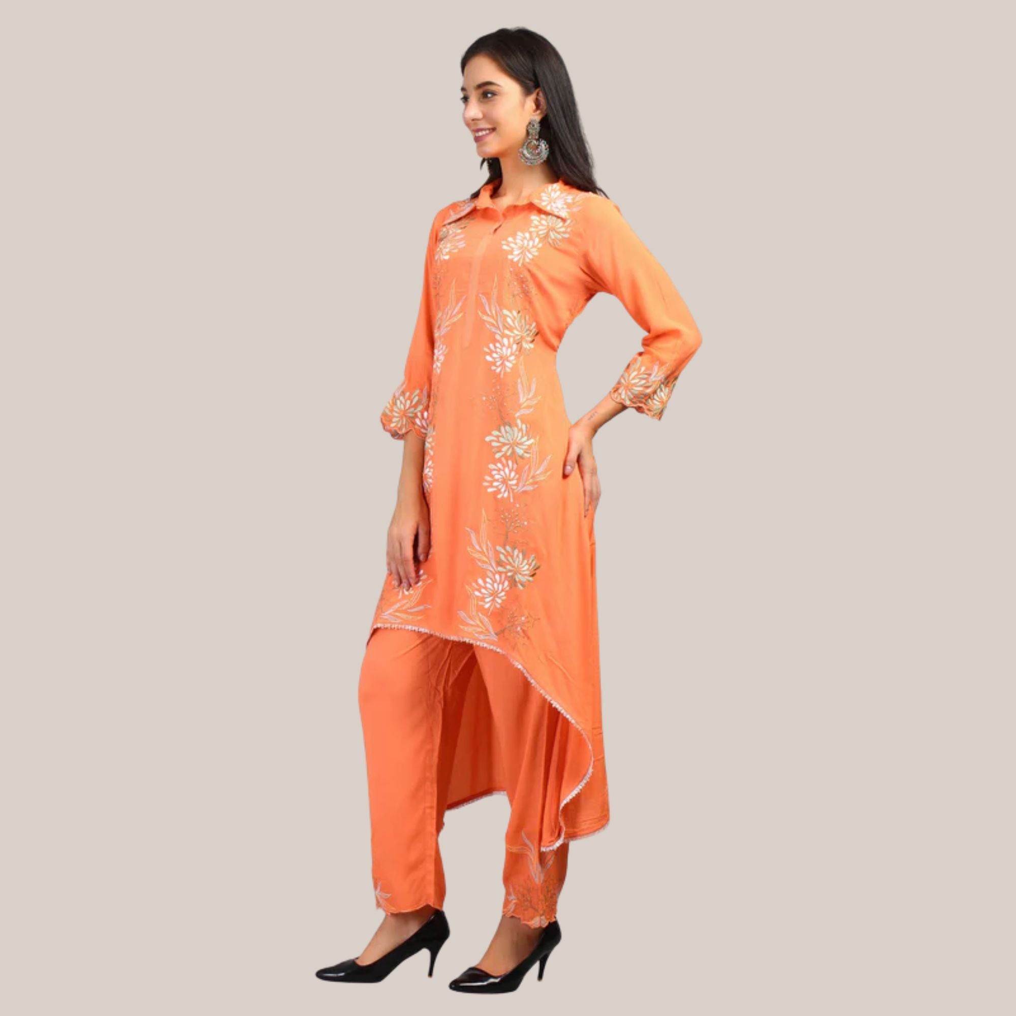 embroidery Kurta set