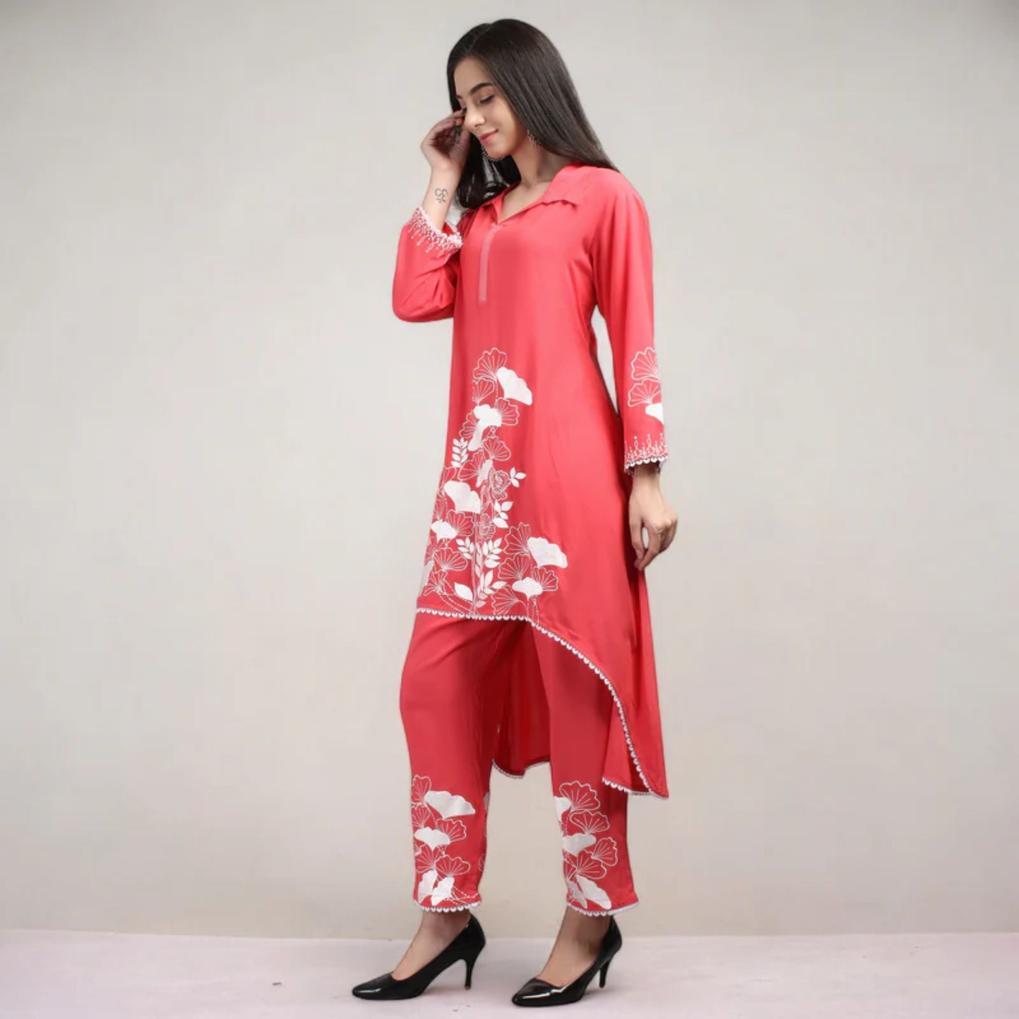 embroidery kurti