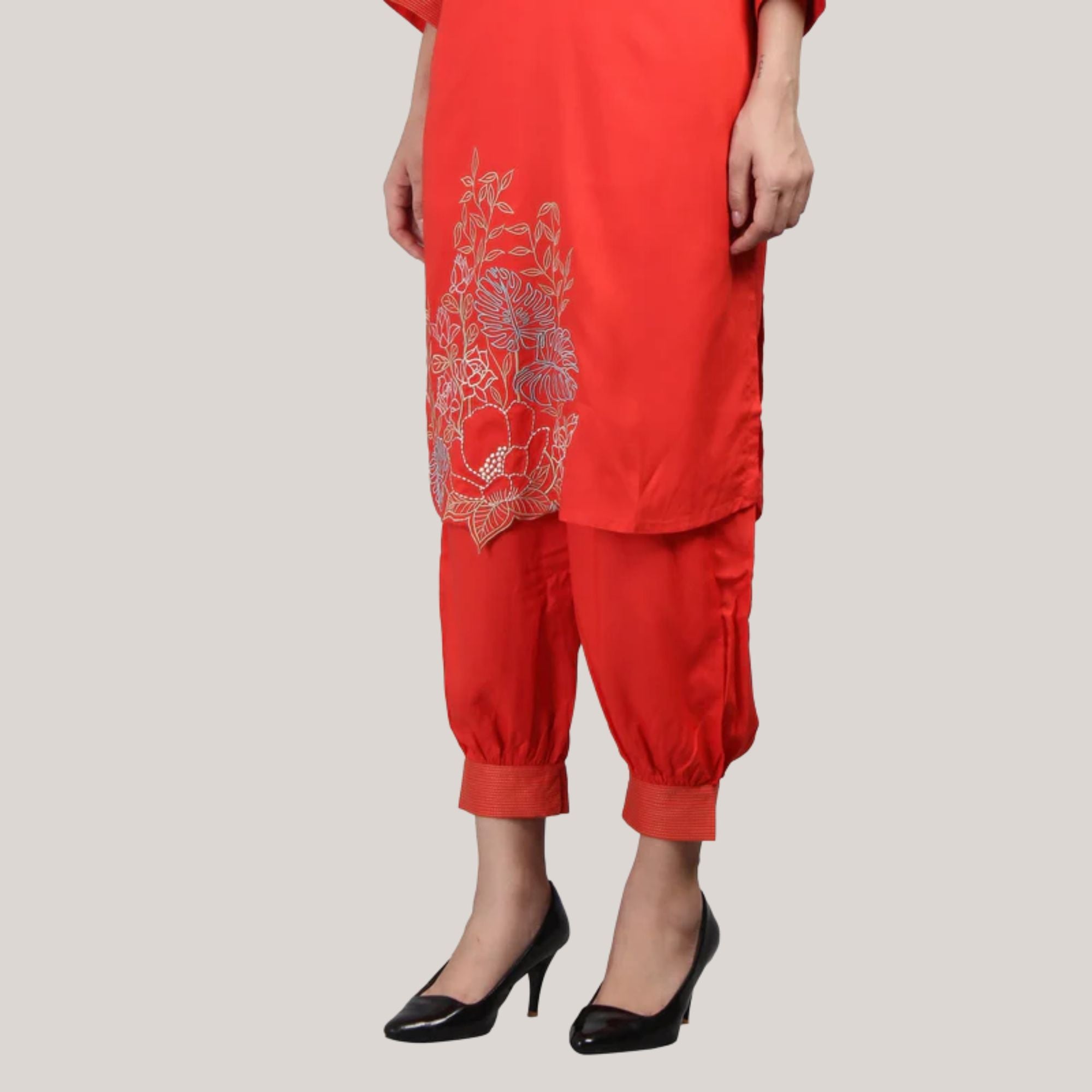machine embroidery suit set