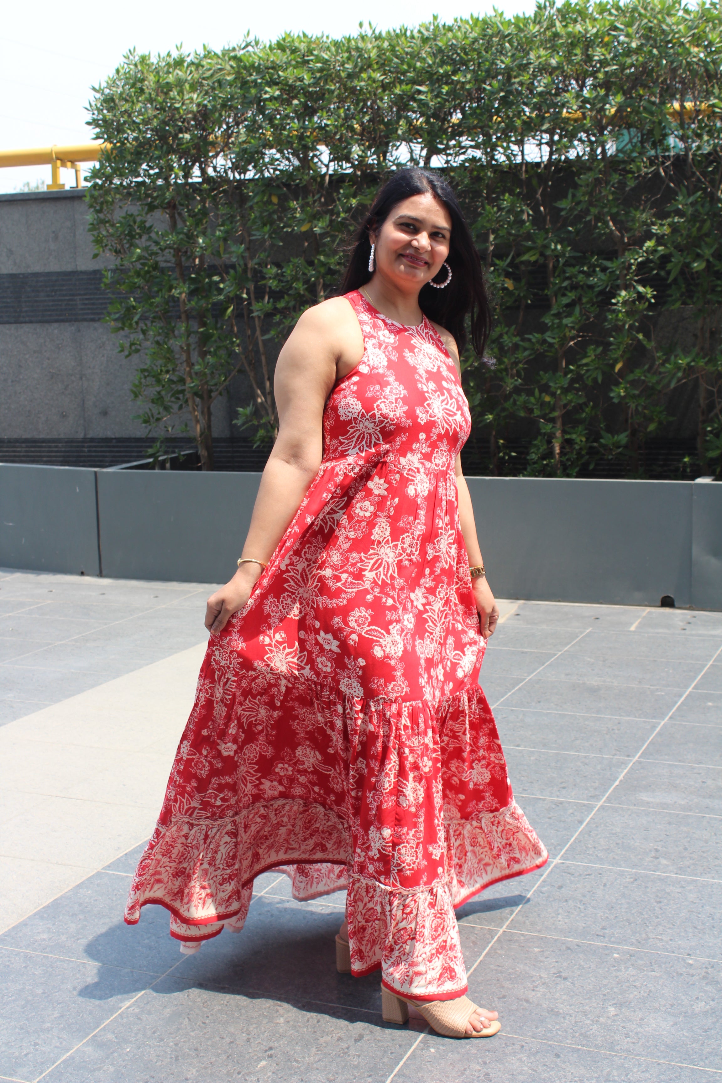 stylish halter neck dress