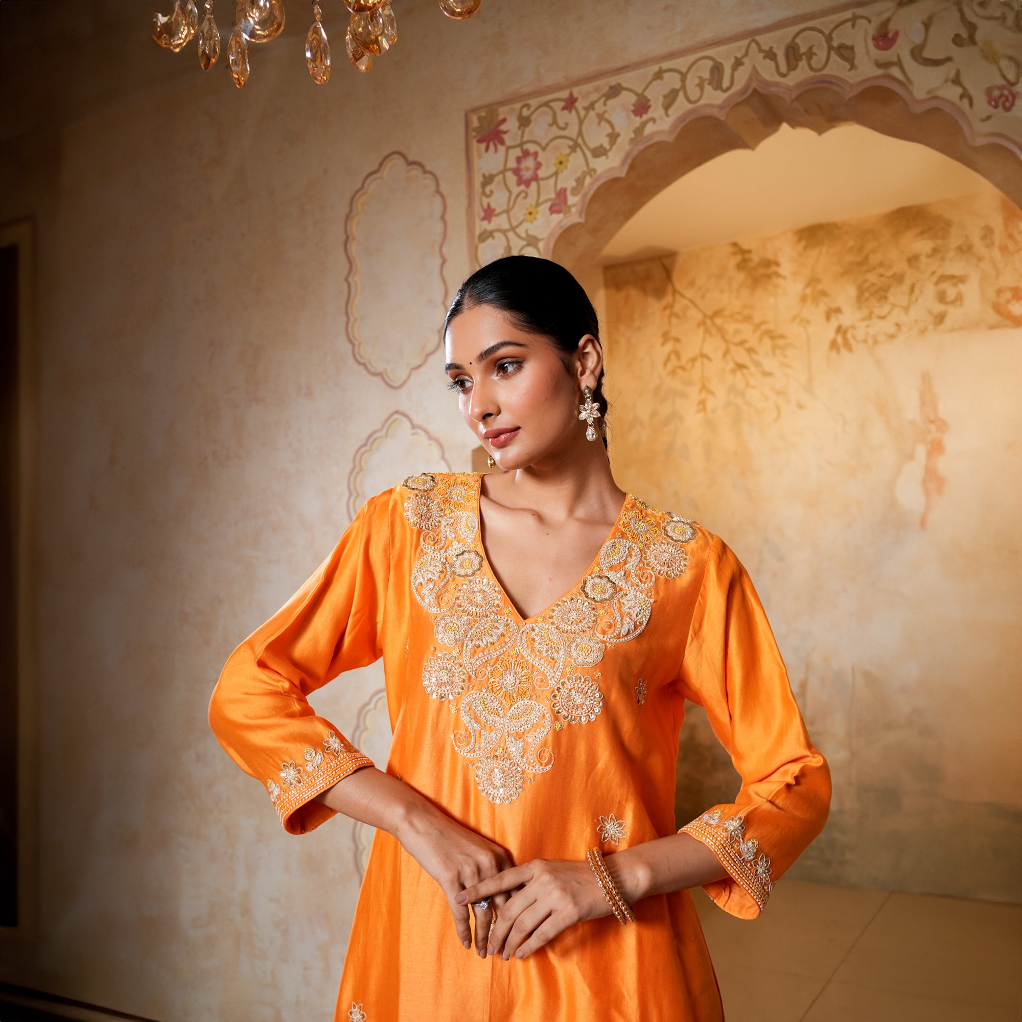 latest banarasi silk suit