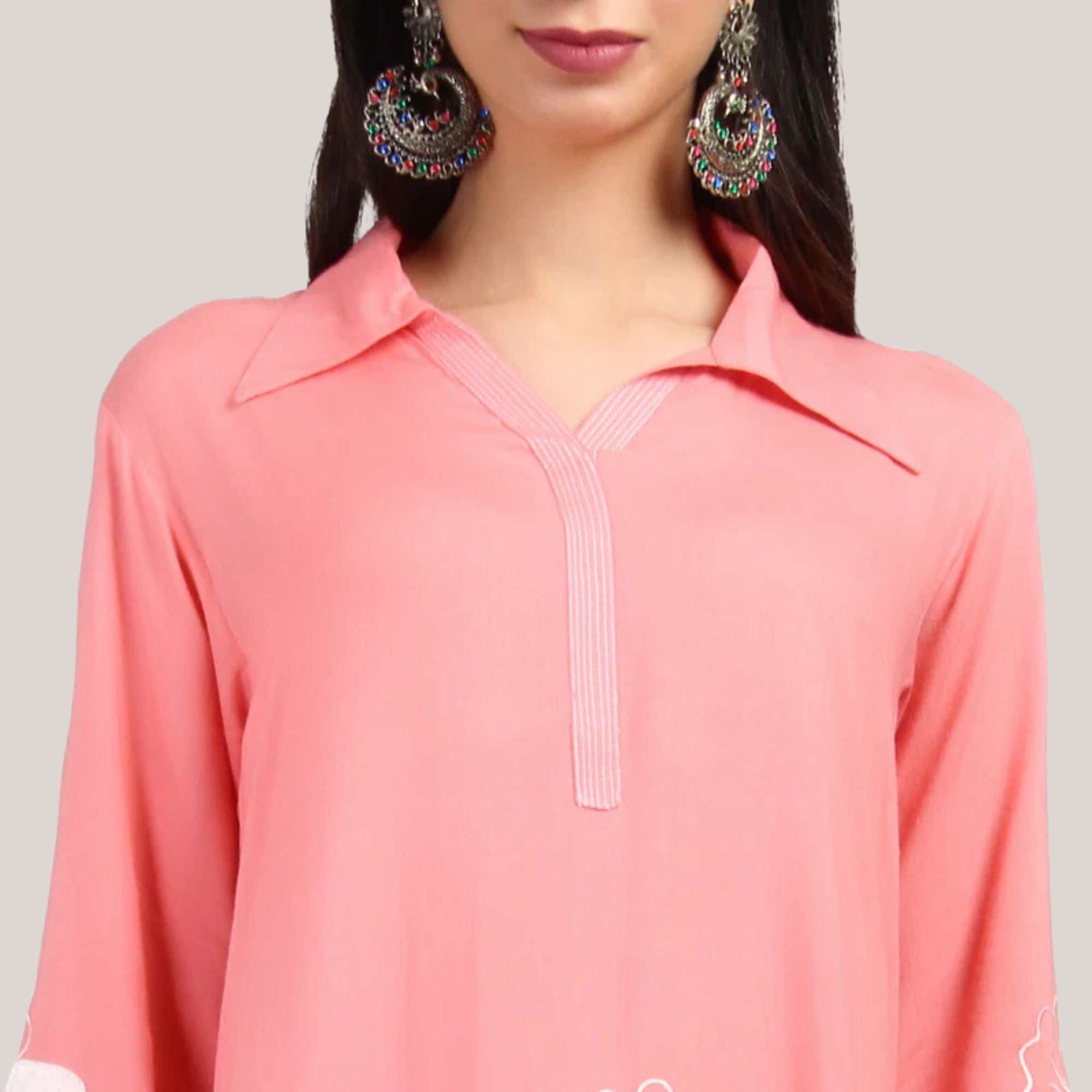 pink kurti