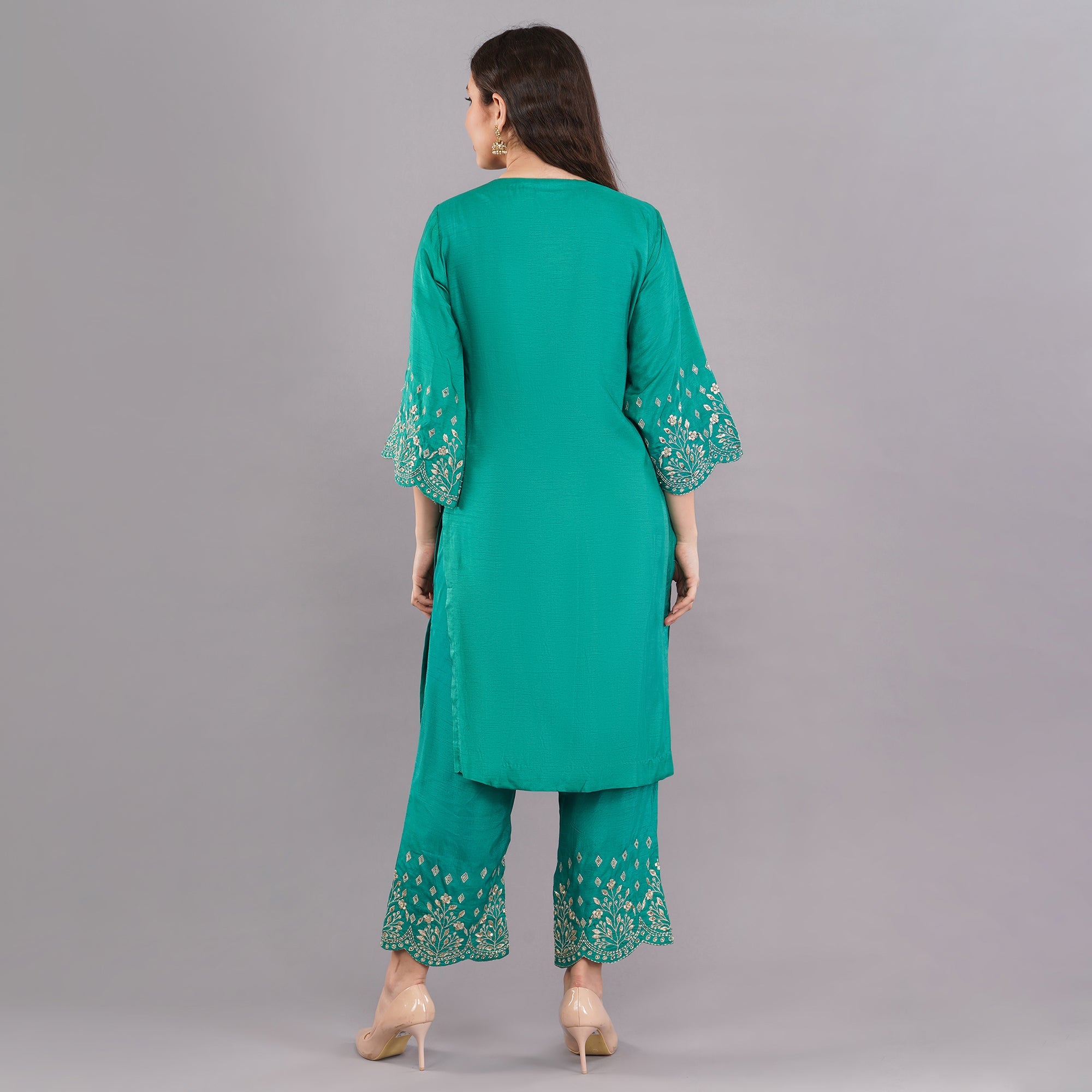 Chanderi Straight Suit