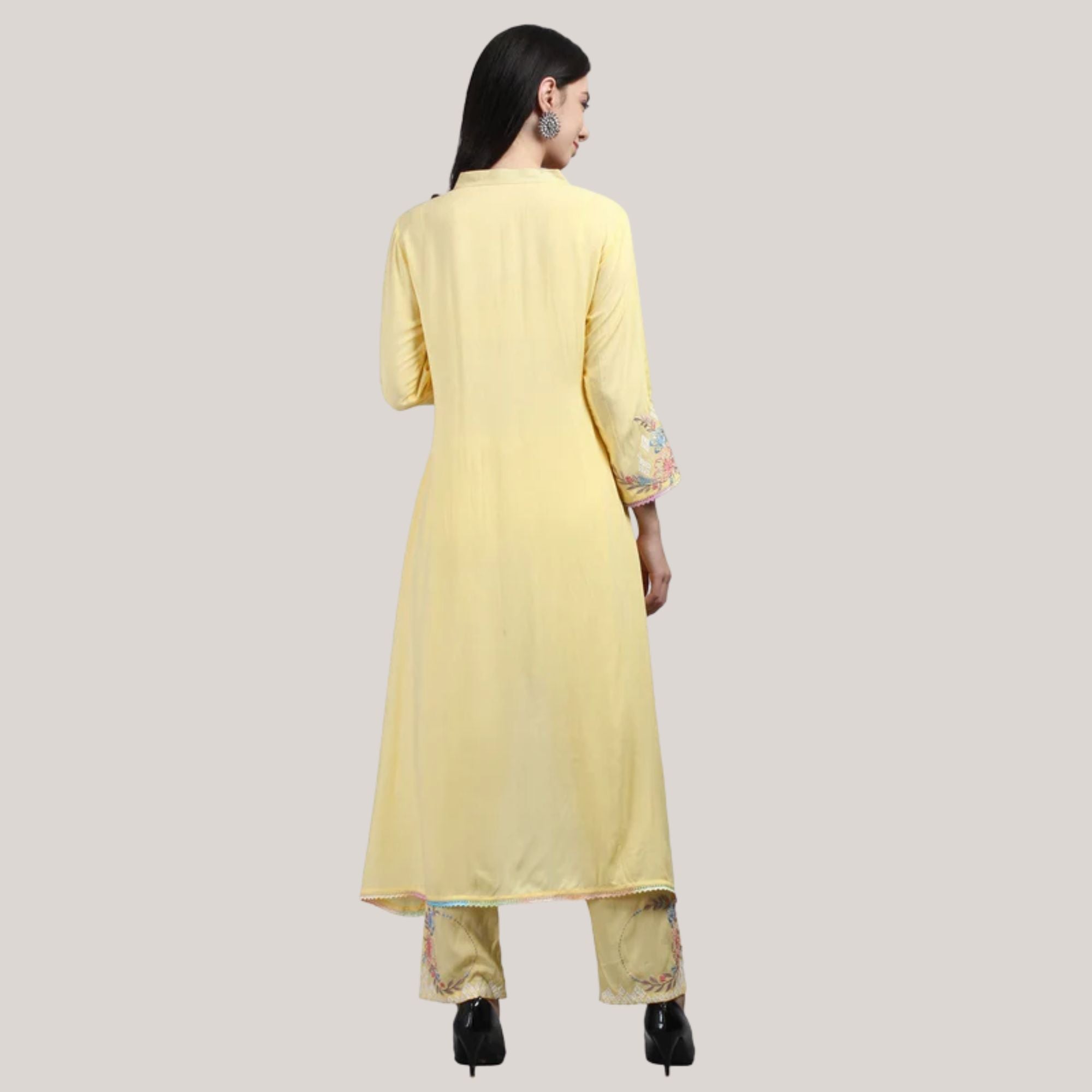 yellow kurti